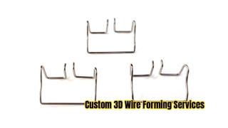 Custom 3D Wire Forming Parts 0.8mm 304 Stainless Steel CNC Wire Bending