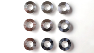 Anodized Silver Aluminum Flat Washer 14mm OD x 7mm ID x 4mm Thick