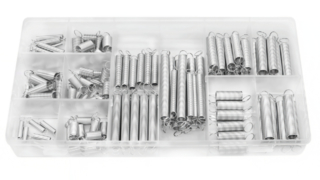 Cumstom Extension Springs with Hook Ends Production